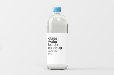 water bottle mockup