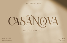Casanova Serif Display Free Font