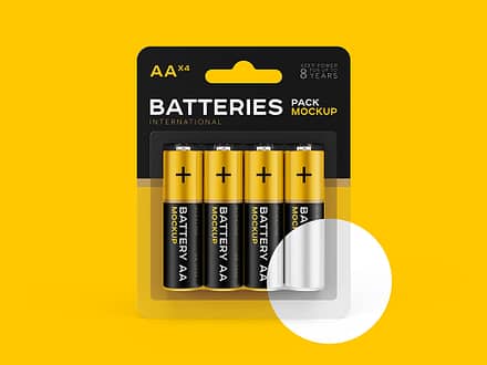 Battery Packging Mockup