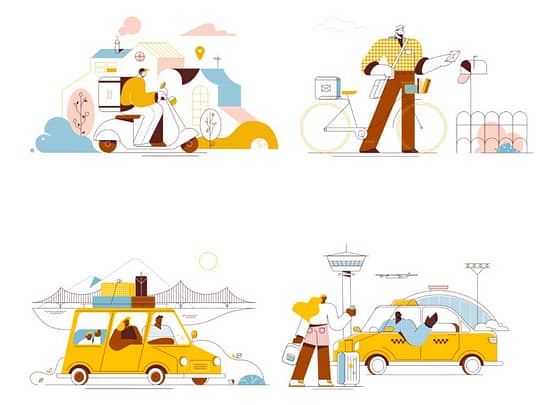 Transport-Illustrations