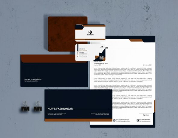 Corporate Stationery Set Free Download