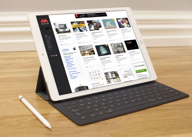 Free 12.9-inch iPad Pro Mockup Vol.2